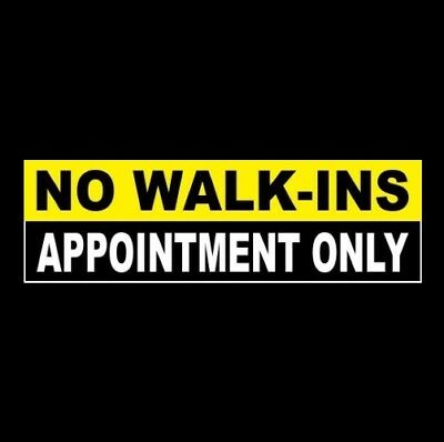 ANIMAL FACILITY BUSINESS TO “APPOINTMENT ONLY”