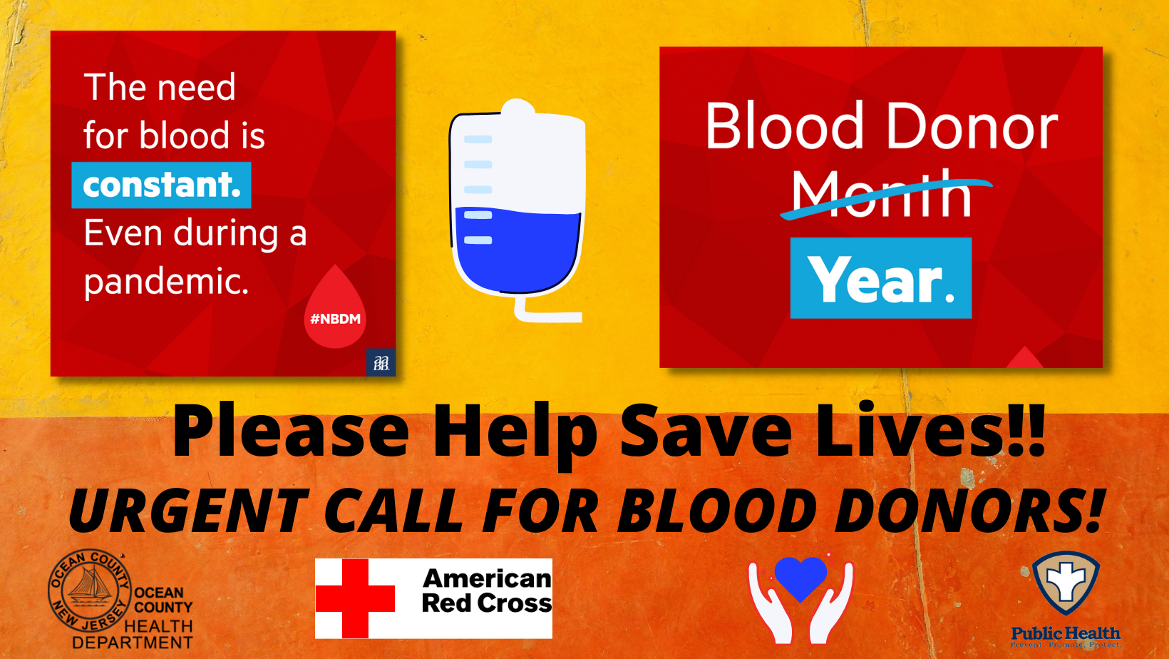 Blood Donors URGENTLY Needed During National Blood Donor Month and Throughout the Winter January 10, 2022!