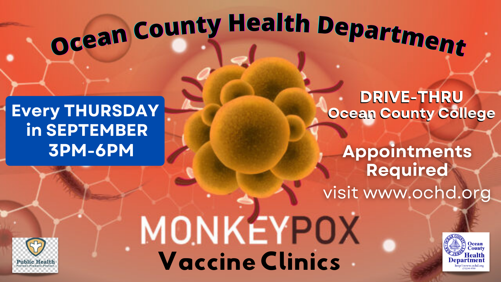OCHD NOW OFFERING MONKEYPOX VACCINE