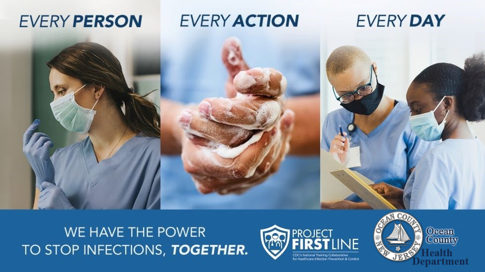 The Ocean County Health Department is proud to be a partner of Project Firstline.