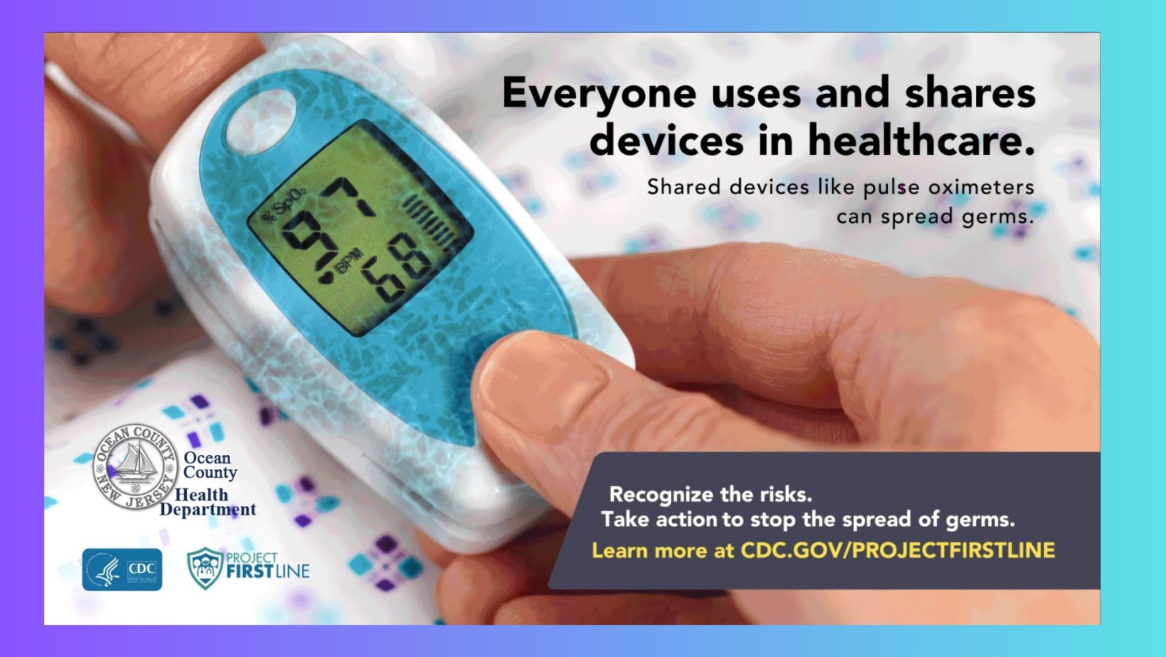 TAKE ACTION TO STOP THE SPREAD OF GERMS!
