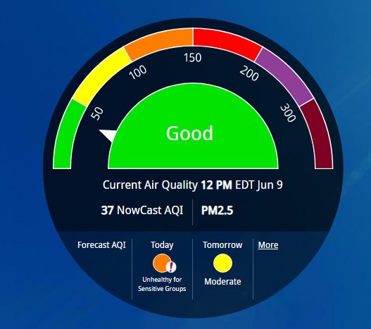 AIR QUALITY INDEX IMPROVES TO HEALTHY FOR OCEAN COUNTY!